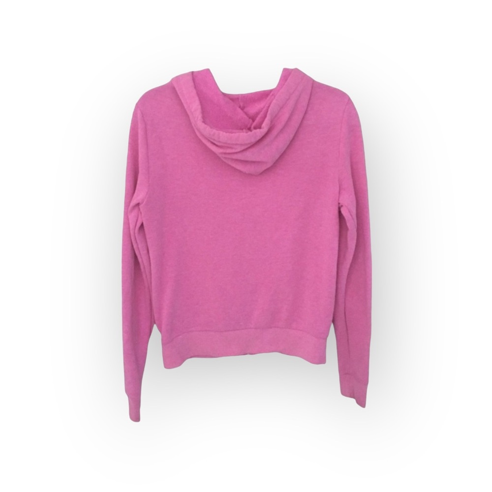 new VS Pink Victoria’s Secret ❤︎ Logo Zip Hoodie Sweatshirt ❤︎ Heather Pink ❤︎ M - Picture 2 of 10
